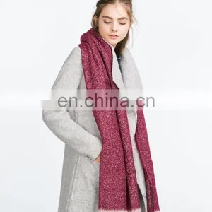 Ladies Winter Warm Scarf Zigzag Twill Long Cashmere Scarf thumbnail-1