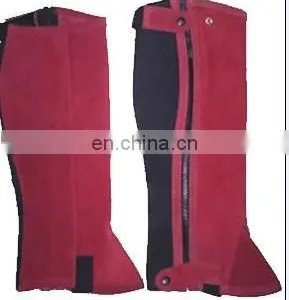 HIGH QUALITY LEATHER HALF CHAPS thumbnail-1