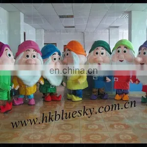 2013 Well Done Seven Dwarfs Mascot Costumes for Sale thumbnail-1