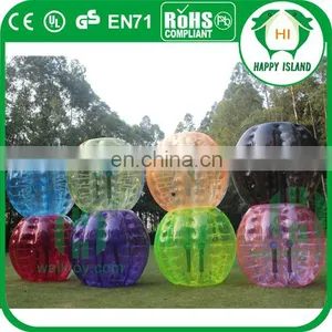 HI New Design TPU/PVC Double Ropes Crazy Inflatable Belly Bump Ball for Sale thumbnail-1