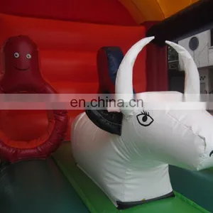 Direct Manufacture of Factory Price Farm Bouncy Castle With Air Blower thumbnail-4