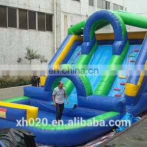 Outdoor Giant Inflatable Water Slide With Climbing Wall thumbnail-2