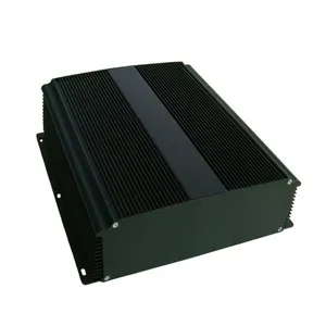 Mini-itx HTPC Case Computer Gaming Car PC Black Mini ITX Aluminum Chassis Cases With WallMount Bracket ,with Dual Usb po thumbnail-3