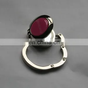 Metal Bag Hanger Hook With Compact Mirror thumbnail-1