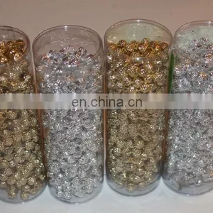 GOLD AND SILVER BEADED POPCORN GARLANDS thumbnail-1