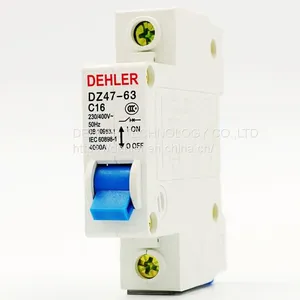 DZ47-63 C16 1P Miniature Circuit Breaker Low Voltage Circuit Breaker High Section C16 Miniature Circuit Breaker thumbnail-4