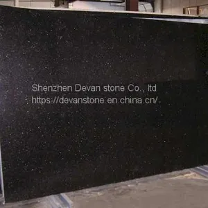 Black Galaxy Granite Kitchen Countertops Floor Tiles Wall Tiles thumbnail-1