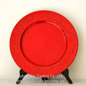 Plastic Charger Plate,christmas Decoration Plate Charger Plate Made in China YF-60572 thumbnail-1