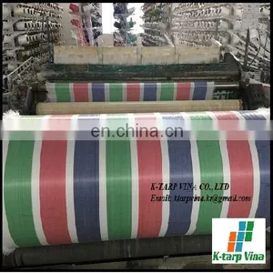 100 GSM STRIPE TARPAULIN, MULTI COLOR, KOREA STANDARD thumbnail-1