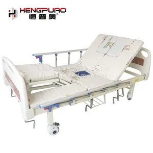 Hospital Furniture Suppliers Disabled Manual Medical Bed With Mattress thumbnail-1