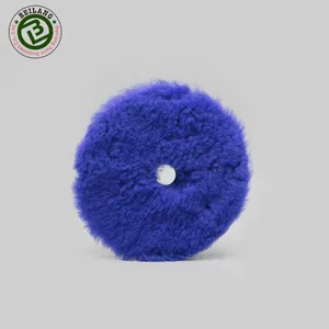 7 Inch Rotary Car Polisher Wool Buffing Pad 100% Soft Wool Polishing Pad thumbnail-2