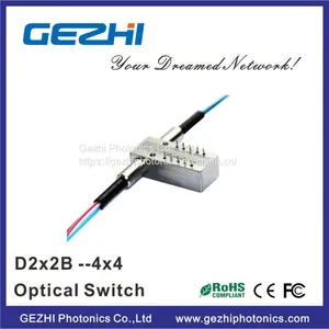 Dual 2x2 Multi Mode Mechanical 4x4 Fiberoptic Switch ( Latching Or Non Latching ) thumbnail-1