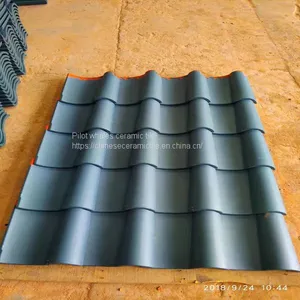 Waterproof Natural Clay Matte Ceramic Roof Tile Spanish Red Clay Roof Tiles thumbnail-4