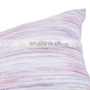 Polyester Canvas Printed Creative Melange Striped Space Dye Decorative Pillow thumbnail-3