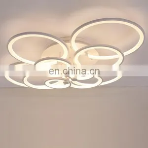 LED Ceiling Living Room Lamp Bedroom Lamp Creative Personality Atmospheric Square Lamps Modern Pendant Light thumbnail-7