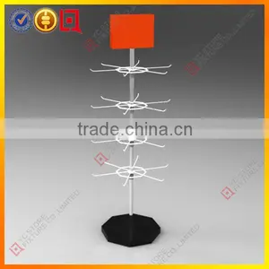 Good Quality Stainless Steel Sock Display Stand With Sign thumbnail-1