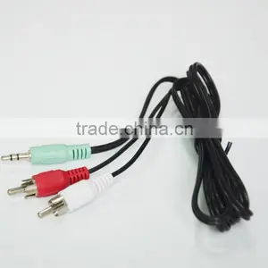 Speaker Application 3.5mm Stereo to 2 Rca av Cable 1m thumbnail-4