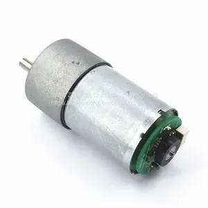 Mini DC Gear Motor 12V 24V D Shaft 37mm Gearbox Motor Reduction Small Electric Motor With Encoder thumbnail-3