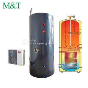 SST 800L CE SUS 304/316/ Stainless Steel Duplex Heat Pump Hot Water Heater Tank Boiler thumbnail-1