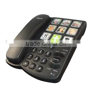 Basic Function Big Button Desktop Telephone With Speaker thumbnail-1