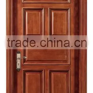 Best Seller Security Solid Wood Door With Popular Design thumbnail-1