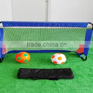 Folding Metal Soccer Football Goal With Net thumbnail-1