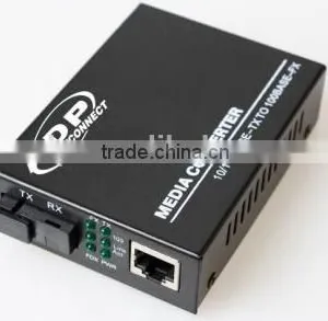 4 Port 10/100/1000M SM BNC to Optical Fiber Media Converters thumbnail-1