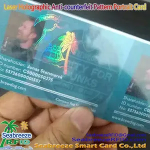 Laser Holographic Anti-counterfeit Pattern Portrait Card, Laser Portrait Plastic Card, Laser Holographic Portrait Anti-counterfeit Card thumbnail-1