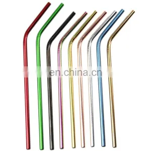 Best Quality Drinking Storage Reusable Travel Bag Wholesale Color Stainless Steel Straw Set thumbnail-1