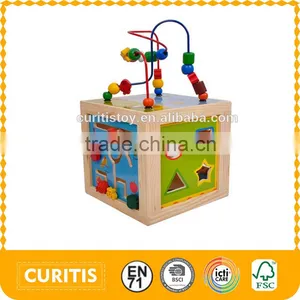 Chinese Kids Games Intelligent Playing Cube Wooden Educational Toys for Kids Wholesale thumbnail-1