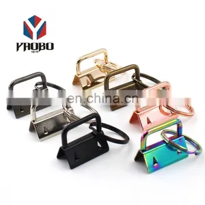 Well-designed Functional Metal Nickel Plated Key FOB Hardware Tail Clip thumbnail-5
