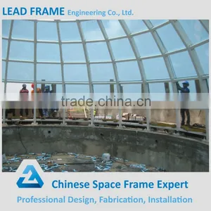 Customized Steel Dome Space Frame With Long Span Glass Roof thumbnail-2