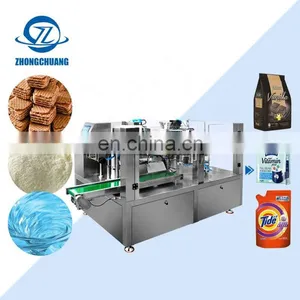 1Kg Grain Packaging 5Kg Peanut Banana Chips Butter Machinery Powder Filling Doypack Packing Machine thumbnail-1