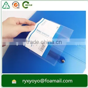 Office Stationary a4 Size pp Hard Plastic 2 D Metal Clip File Folder thumbnail-5