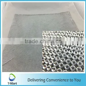 Hotsale Woman Decoration Silver Glass Crystal Hot Fix Rhinestone Mesh thumbnail-4