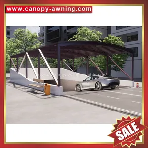 Outdoor Passage Walkway Corridor Canopy Canopies Cover Awning Shelter With Aluminum Framework and Polycarbonate Sheet thumbnail-1