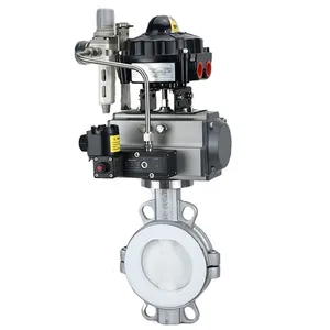 Pneumatic Stainless Steel Ball Valve Q641F-16P Stainless Steel Ball Valve thumbnail-4