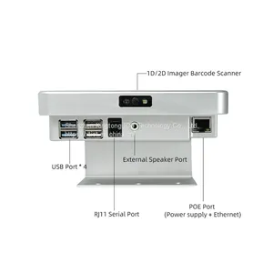 XT802C Retail Tablet Kiosk Wall Mount Self Service Kiosk POE Price Checker KIOSK With Barcode Scanner thumbnail-2