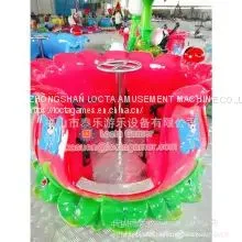 Zhongshan Tai Le Play Children Indoor and Outdoor Waterproof Glass Steel Guangdong Machinery Class Play Equipment Children's Coffee Cup Rotary Cup Rose Rotary Cup thumbnail-4