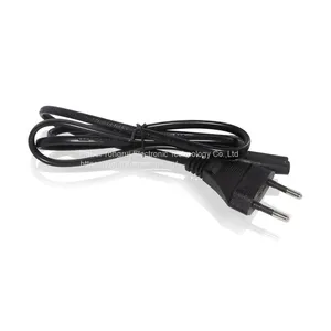 2 Flat Pin Plug VDE Power Plug Cord Euro Standard Plug ac Power Cord 2 Prong thumbnail-3