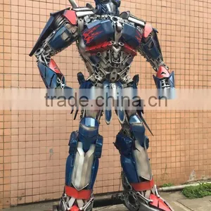 3.5 Meters High Optimus Prime Christmas Light Sculptures thumbnail-5