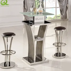 Hot Sell Wedding Stainless Steel Bar Table Decoration for Wedding Event Display Racks on Sale thumbnail-3