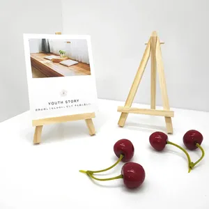 Cheapest Price Portable Mini Pine Wood Easel Custom Different Size Wood Easel thumbnail-5