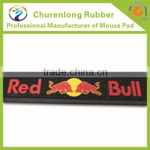 Cocktail Bar Drip Rail Mats,Coasters/Bar Runner With 3D Embossed Printed Logo Quality Choice thumbnail-2