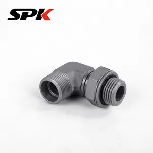 Eaton Yonghua Standard 24° Cone Carbon Steel Ferrule Transition Fitting, 90-Degree Right-Angle Adjustable Direction Fitting, In-Stock (Model: 1CG9) thumbnail-1