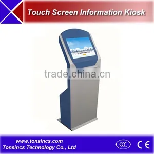 17" Shop Mall Lobby Interactive Stand Wifi Touch Screen Information Advertising Kiosk thumbnail-1