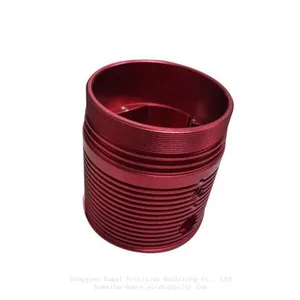 Custom Machining Aluminum CNC Turned Tubes For Lighting Parts and Accessories thumbnail-4