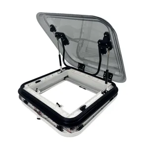 MAYGOOD MG16SL Durable and Strong Aluminum Top Frame RV Caravan Motorhome Skylight With LED Lights 500*500mm thumbnail-1