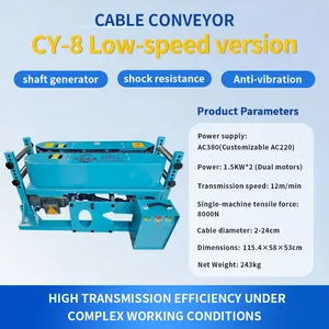 CY - 8 Low - Speed Electric Power Cable Conveyor for Construction thumbnail-3