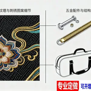 Dunhuang Flying Apsaras Embroidered Guzheng Case - Traditional Chinese Musical Instrument Storage and Transport Solution thumbnail-5